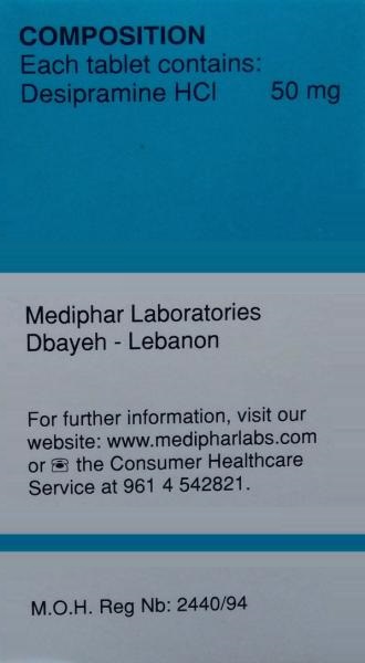 Désipramine Mediphar